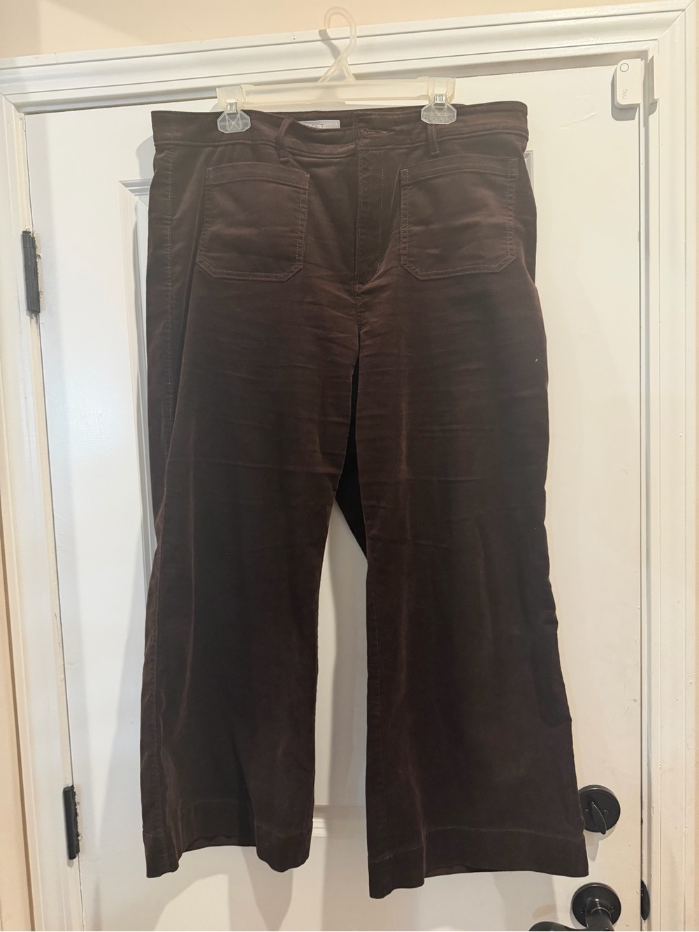 Loft Palmer Wide Leg Corduroy Brown Pants